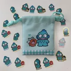 サンリオキャラクターズ ハンギョドン 巾着 シールセット