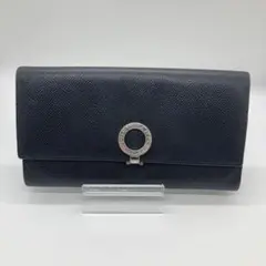 ブルガリ BVLGARI 財布 長財布 ロゴクリップ レザー ブラック