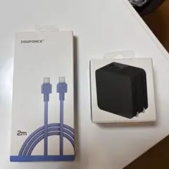 DIGIFORCE Type-Cケーブル 2m & 65W充電器