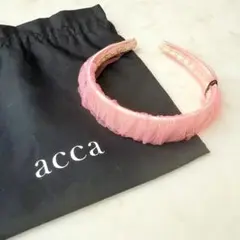 美品✨acca アッカ チュール カチューシャ ピンク フリル レース ヘア