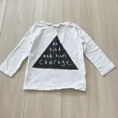 next baby 長袖Tシャツ 三角形プリント