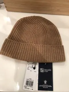 【Johnstons of Elgin】ビーニー ベレー帽　チャコール イギリス Johnstons of Elgin(ジョンストンズ) カシミア