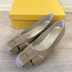 【一度着用美品】ヒルズアベニュー パンプス 24㎝ ウェッジソール