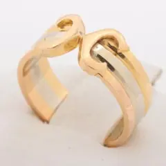 激安✨カルティエ2Cリング750 スリーカラー トリニティ#48 Cartier