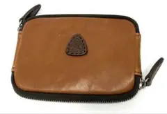 241xN9テ美品 FUJITAKA VIVA コインケース/ミニポーチ 茶系