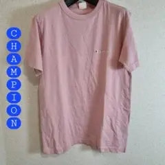 0810 チャンピオン スモールロゴ Tシャツ ピンク M