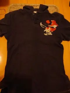 A.E. Eagle ネイビー ポロシャツ ヴィンテージ品