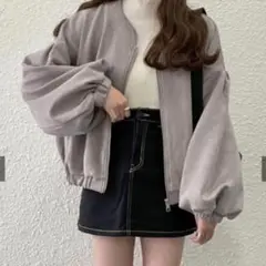 GRL インディゴブルー デニム ミニスカート L