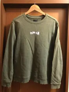 【希少品・美品・即日発送】OLD HURLEY ボックスロゴ オリーブグリーン