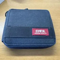 EDWIN ミニ財布 ネイビー キャンバス