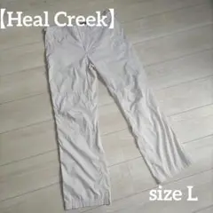 【Heal Creek】42 ゴルフ レディース ベージュ カーゴ パンツ