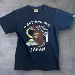 A BATHING APE Tシャツ S ネイビー