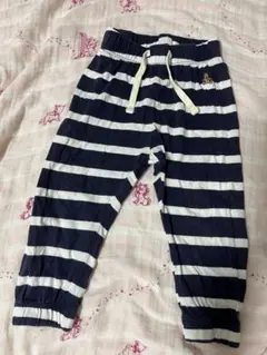ネイビーとホワイトのストライプパンツ　GAP 75