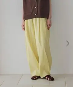 リネンイージーコクーンパンツ