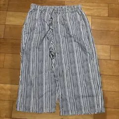 UNIQLO コットンリラコストライプLサイズ