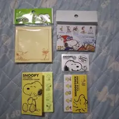 スヌーピー付箋̖́・タックメモ未使用3個＋オマケ