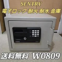 SENTRY 電子ロック 耐火保管庫 Ｗ0809 ファイアーセーフ 耐水機能