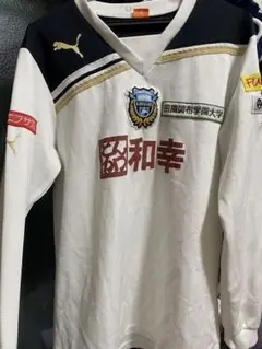 サッカー 川崎フロンターレ トレーニングシャツ長袖 支給品 フルスポンサー レア