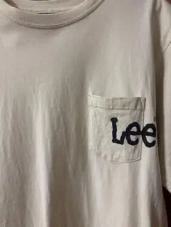 Lee ホワイト Tシャツ ポケット付き