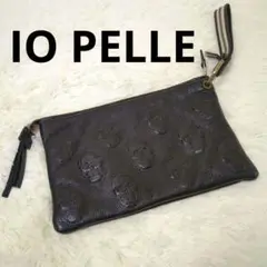 IO PELLE イオペレ スカル型押しバッグ Io pelle イオペレ スカルスタッズバッグ ドクロ レザー