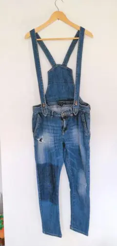 ZARA デニムサロペットL