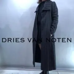 【DRIES VAN NOTEN】ドリスヴァンノッテン ウールジャガード コート