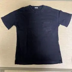 GU ブラック半袖Tシャツ ポケット付き