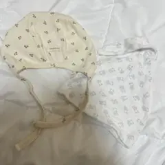 ONEGRAM チェリー柄帽子とくま柄帽子