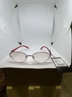 ⭐️新品⭐️ レッドオーバルサングラス