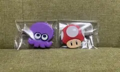 スプラトゥーン スーパーマリオ きのこ ヘアクリップ