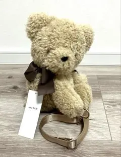 【タグ付き】anyFAM ぬいぐるみ抱っこポシェット　くま