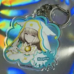 【ボンバーガール】アクリルキーホルダー セピア