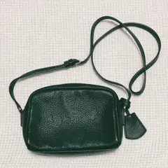agnes b. アニエスベー エンボスロゴ ショルダーバッグ