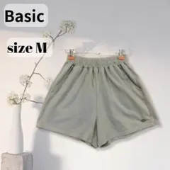 Basic ショート パンツ グレー 春夏 Mサイズ　a171