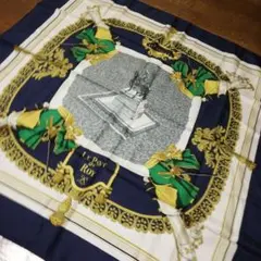 374美品 エルメス HERMES カレ ヴィンテージ スカーフ シルク100%