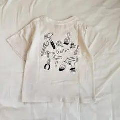 チャオパニックティピー 110cm 半袖Tシャツ バックプリント ツムパパ