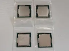 CPU Core i3-8100×1個／Core i3-4160×3個 セット