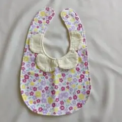 花柄スタイ コットン製