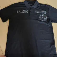 BALANCEDESIGN ダークブルーポロシャツ