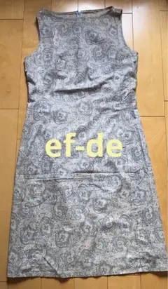 ef-de エフデ　ワンピース　M オリエンタル　ペイズリー