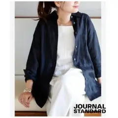 【1度着用のみ美品】 ジャーナルスタンダード 24SSモデル リネンシャツ