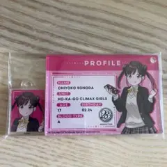 アイドルマスター　園田智代子　プロフィール　フォト　アクリルキーホルダー