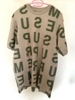 [未使用]Supreme オーバーサイズ Tシャツ M ベージュ