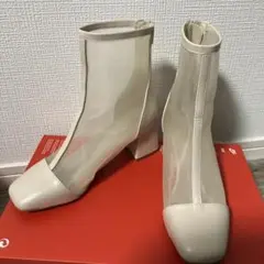 オリエンタルトラフィック　ヒールチュールブーツ　M ベージュ