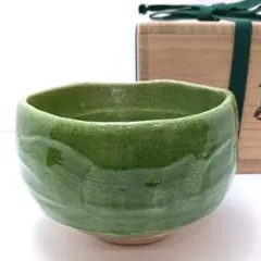Ｓ１８０　茶碗　『鳥嶺山窯　徐仙吉造』『井戸茶碗』　抹茶碗　共箱　茶道具 S180 茶碗 『鳥嶺山窯 徐仙吉造』『井戸茶碗』 抹茶碗 共箱