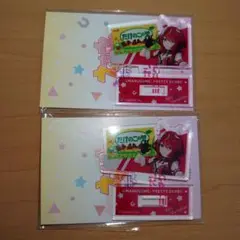 ☆ウマ娘　ウインバリアシオン　明治コラボミニアクリルスタンド２個セット