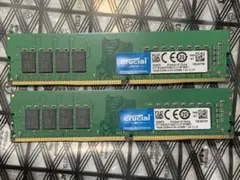 crucial DDR4 16GB メモリ×2　32GB