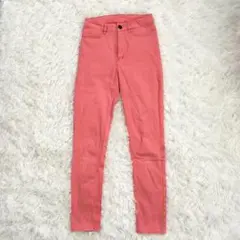H208 ローリーズファーム　スキニーパンツ　ピンク　レディース　パンツ