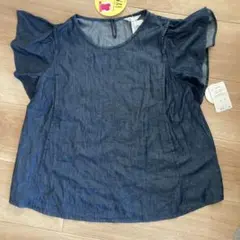 【新品】授乳口付き半袖フリルトップスＭ