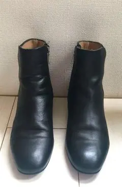 MARIAN マリアン サイドジップフラットショートブーツ
